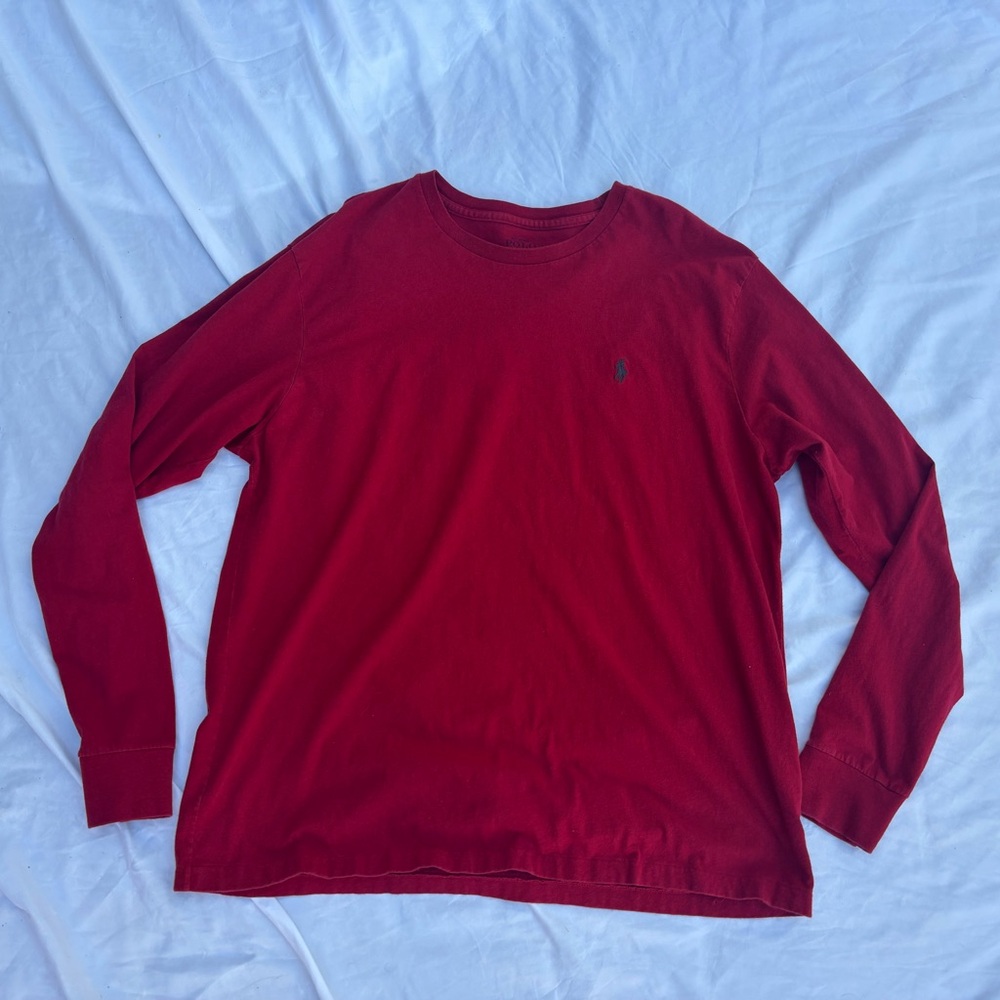 Ralph Lauren Polo Red Long Sleeve Shirt